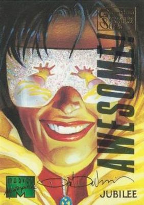 1995 Fleer Marvel Masterpieces #58 E Motion Signatures Series