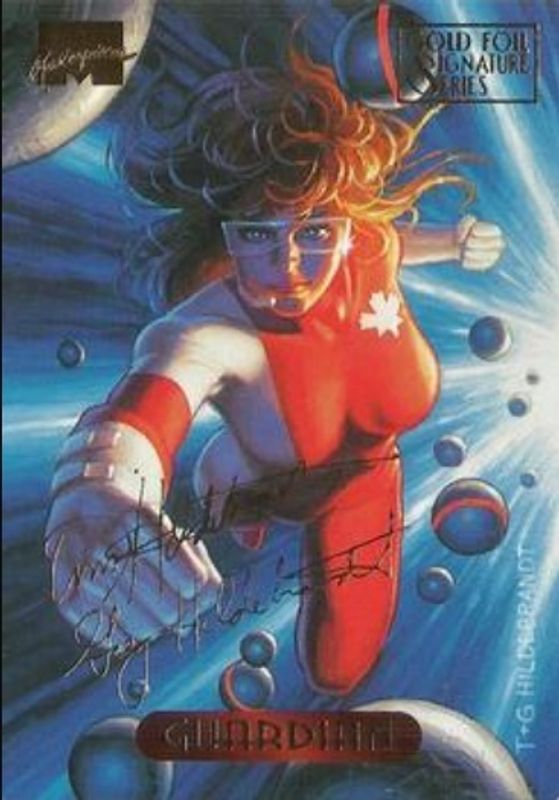 1994 Fleer Marvel Masterpieces Hildebrandt Brothers #47 Gold Foil Signatures