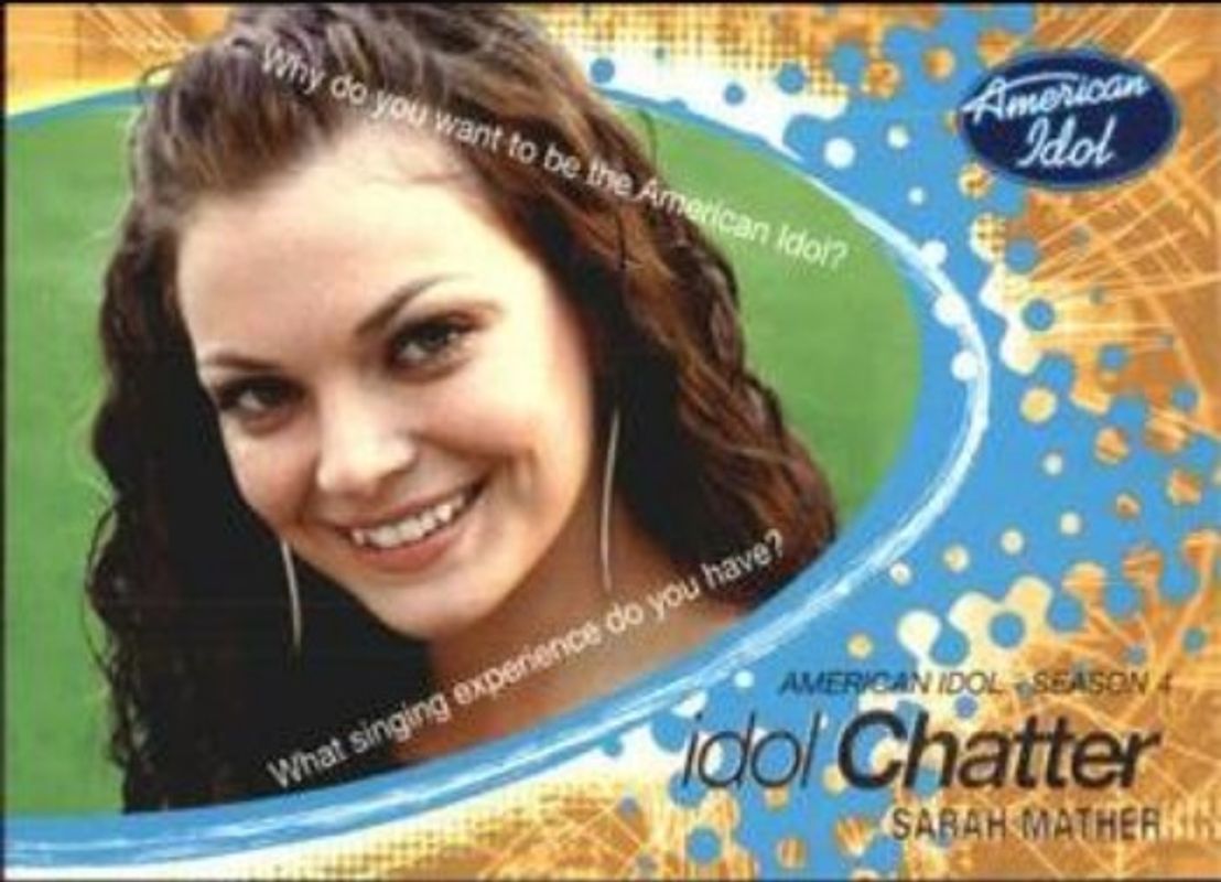 2005 Fleer American Idol Season 4 #14-IC Idol Chatter