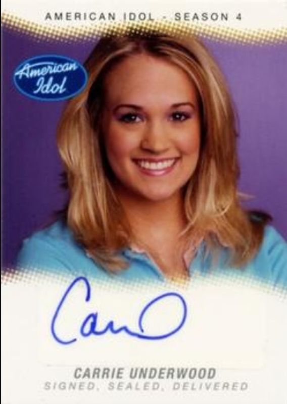 2005 Fleer American Idol Season 4 #SSD-CU Signed, Sealed & Delivered Autographs Cards