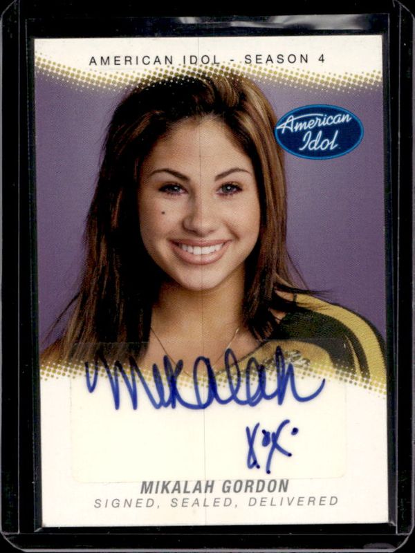 2005 Fleer American Idol Season 4 #SSD-MG Signed, Sealed & Delivered Autographs Cards Silver /100