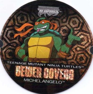 2003 Fleer Teenage Mutant Ninja Turtles #4-SC Sewer Covers