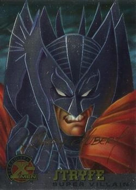 1995 Fleer Ultra X-Men Chromium #78 Gold Signatures