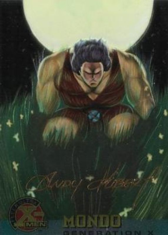 1995 Fleer Ultra X-Men Chromium #34 Gold Signatures