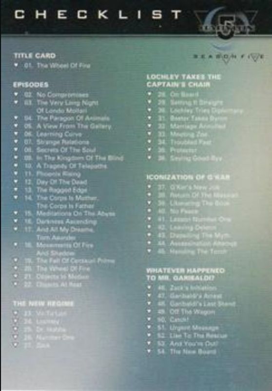 1998 Fleer Babylon Season 5 #81 Base