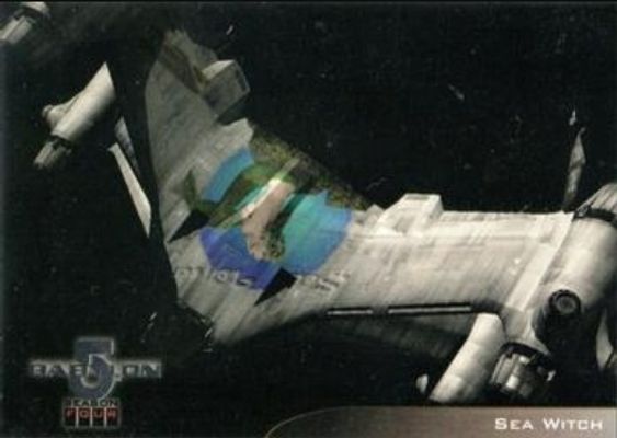 1998 Fleer Babylon Season 4 #V9 Starfury Nose Art