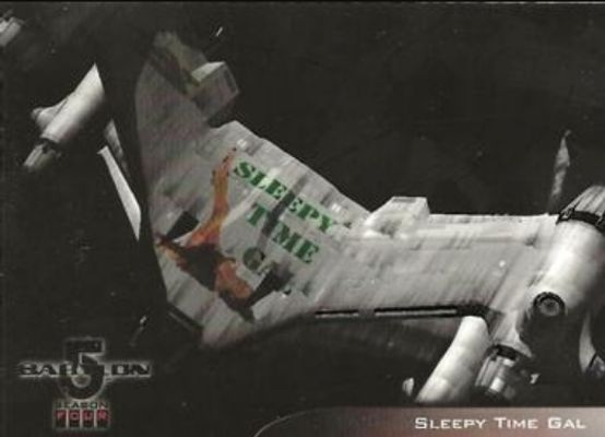 1998 Fleer Babylon Season 4 #V4 Starfury Nose Art