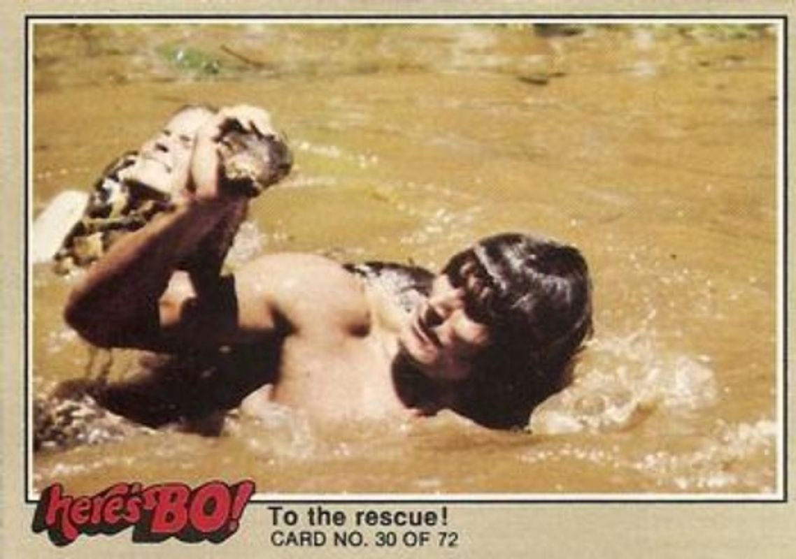 1981 Fleer Here's Bo! #30a Base