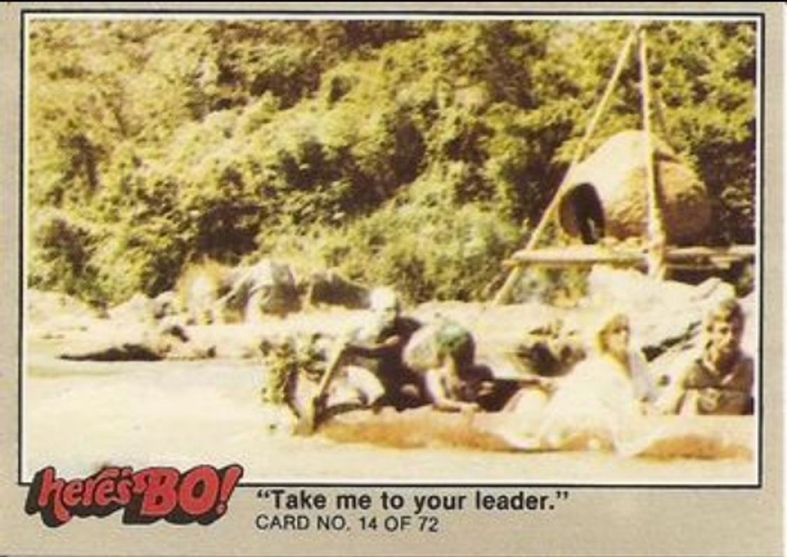 1981 Fleer Here's Bo! #14a Base