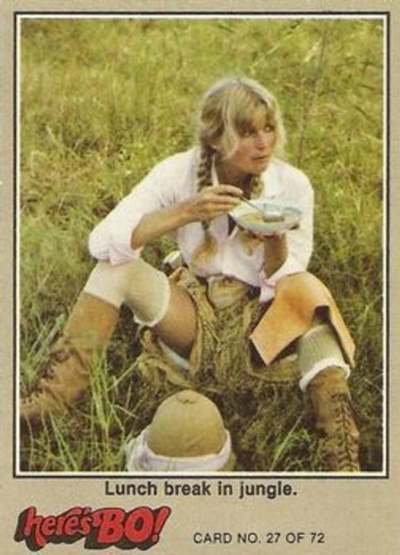 1981 Fleer Here's Bo! #27d Base