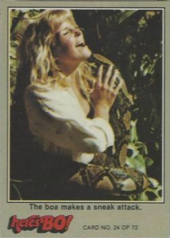 1981 Fleer Here's Bo! #24e Base