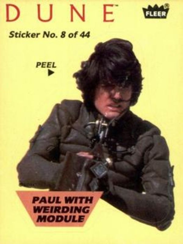 1984 Fleer Dune #8 Stickers
