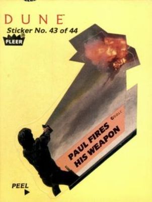 1984 Fleer Dune #43 Stickers