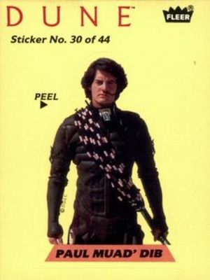 1984 Fleer Dune #30 Stickers