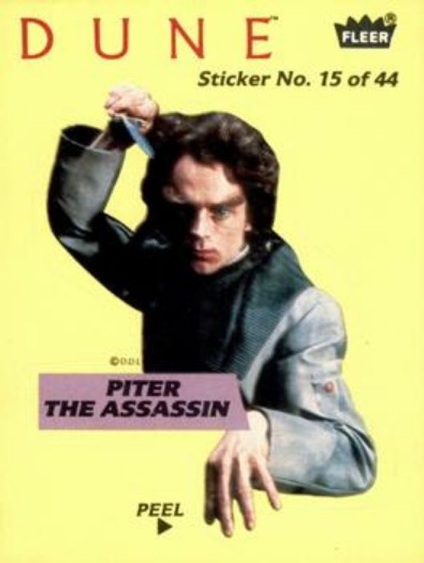 1984 Fleer Dune #15 Stickers