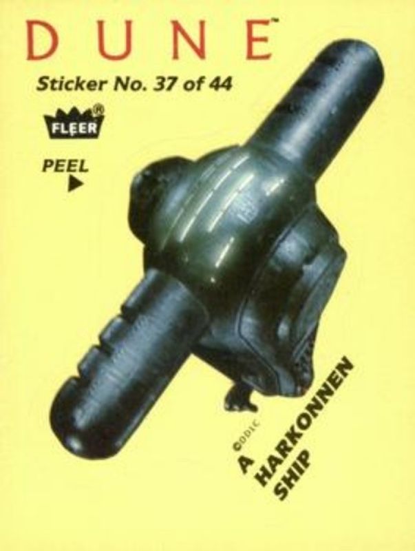 1984 Fleer Dune #37 Stickers