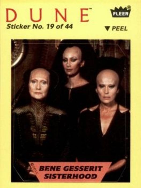 1984 Fleer Dune #19 Stickers