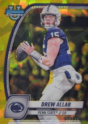 2024 Bowman Chrome University Sapphire Edition #4 Yellow /75
