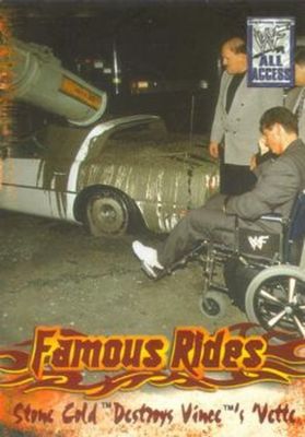 2002 Fleer WWF All Action #5-FR Famous Rides