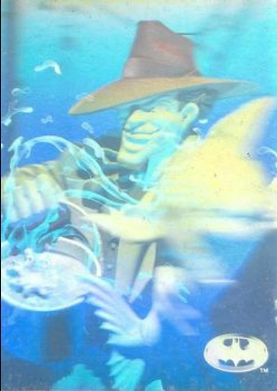 1996 SkyBox Batman Holo Series #H1 HoloAction Silver