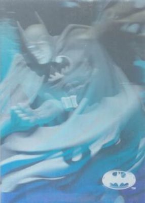 1996 SkyBox Batman Holo Series #H3 HoloAction Silver