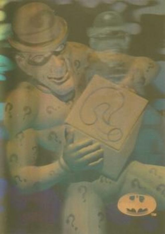 1996 SkyBox Batman Holo Series #H2 HoloAction Gold