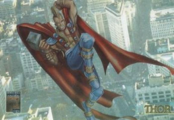 1997 SkyBox Marvel Premium QFX #9 PhotoGrafix ClearChrome