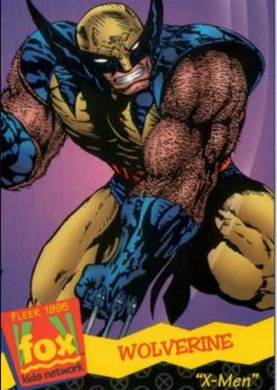 Wolverine 1995 Fleer Fox Kids Network #91 Base Price Guide