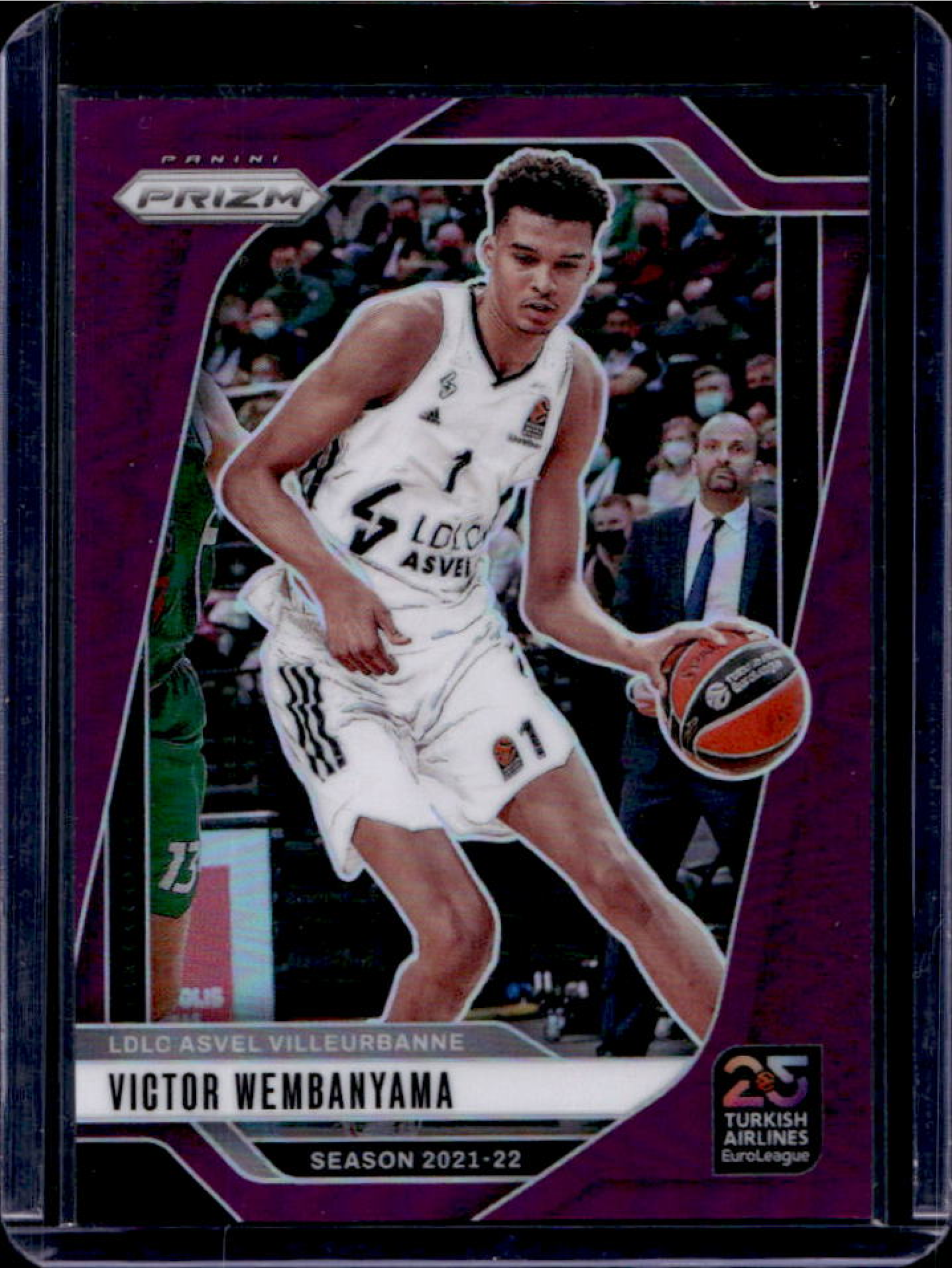 Victor Wembanyama 2024 Prizm EuroLeague #48 Purple /99 Price Guide