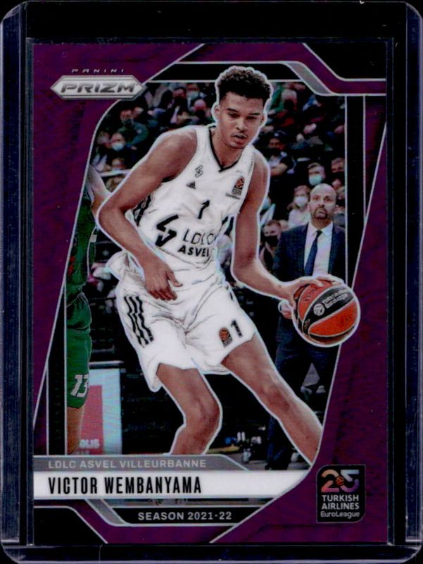 Victor Wembanyama 2024 Prizm EuroLeague #48 Purple /99 Price Guide