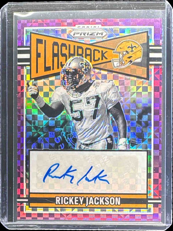 2025 Prizm #12 Flashback Autographs - Purple Power /49