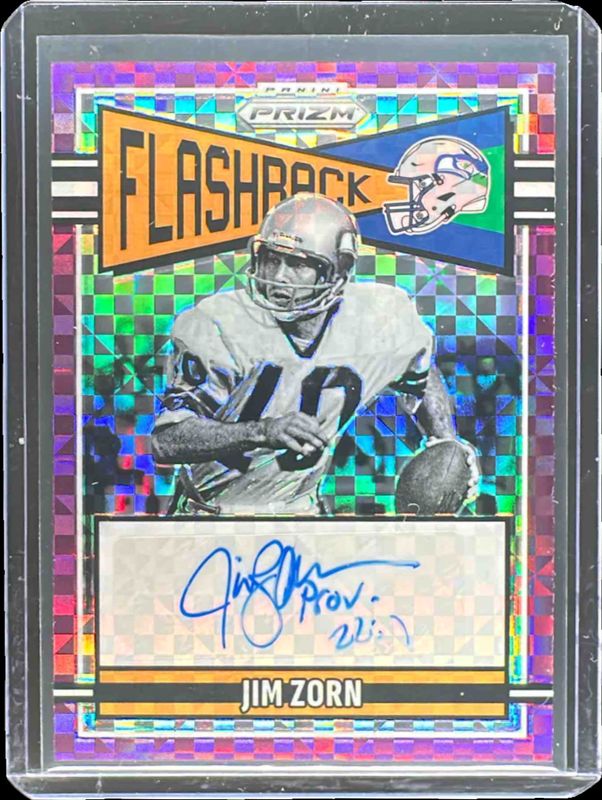 2025 Prizm #6 Flashback Autographs - Purple Power /49
