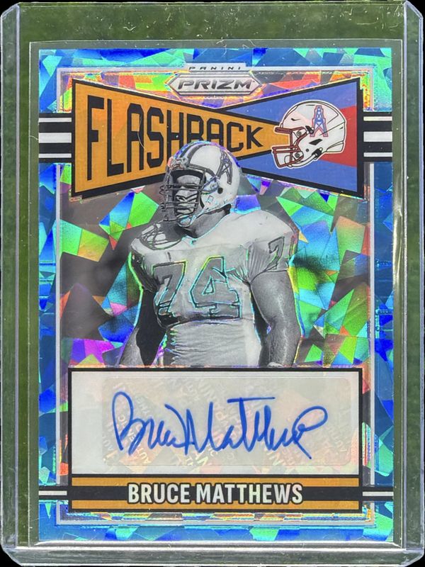 2025 Prizm #5 Flashback Autographs - Blue Ice /99