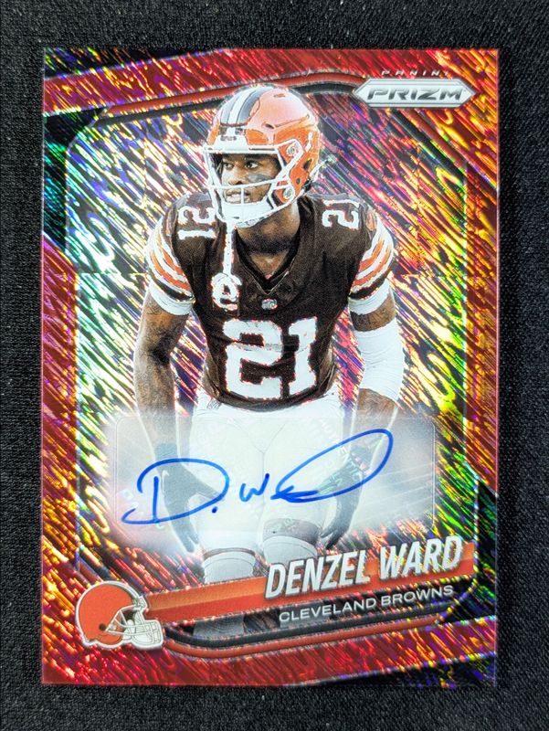 2025 Prizm #90 Autographs - Red Shimmer /35