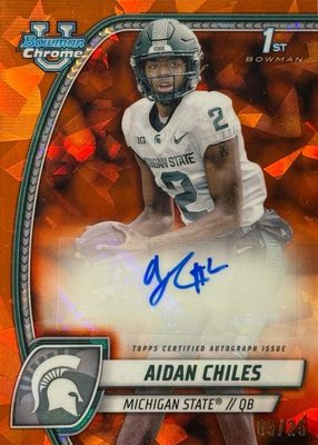 2024 Bowman Chrome University Sapphire Edition #PA-ACH Prospect Auto - Orange /25 (1st)