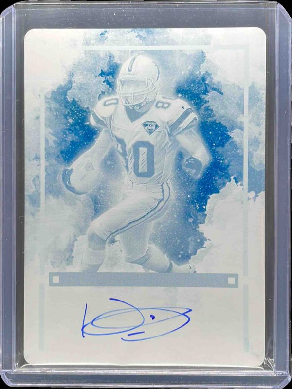 2025 Impeccable #16 Impeccable Stars Signatures - Printing Plate Cyan /1