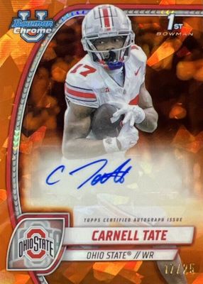 2024 Bowman Chrome University Sapphire Edition #PA-CTA Prospect Auto - Orange /25 (1st)