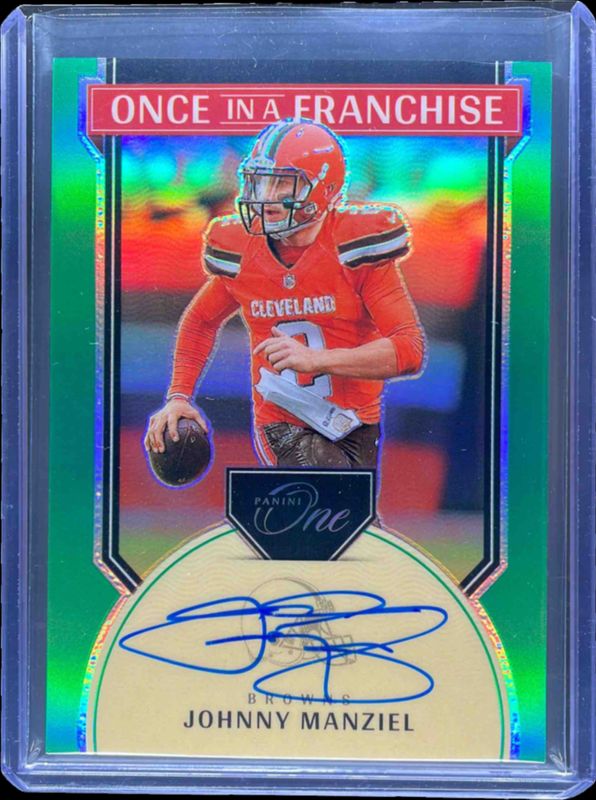 2025 Immaculate #2 2024 Panini One - Once in a Franchise Autographs Green