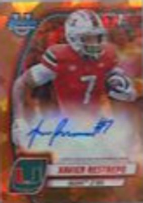 2024 Bowman Chrome University Sapphire Edition #PA-XRE Prospect Auto - Orange /25 (1st)
