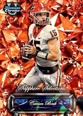 2024 Bowman Chrome University Sapphire Edition #SS-14 Sapphire Selections - Orange /25