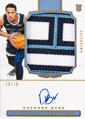 2020 National Treasures #147 Rookie Patch Auto - Gold /10