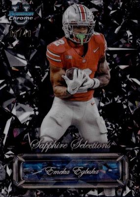 2024 Bowman Chrome University Sapphire Edition #SS-20 Sapphire Selections - Black /10