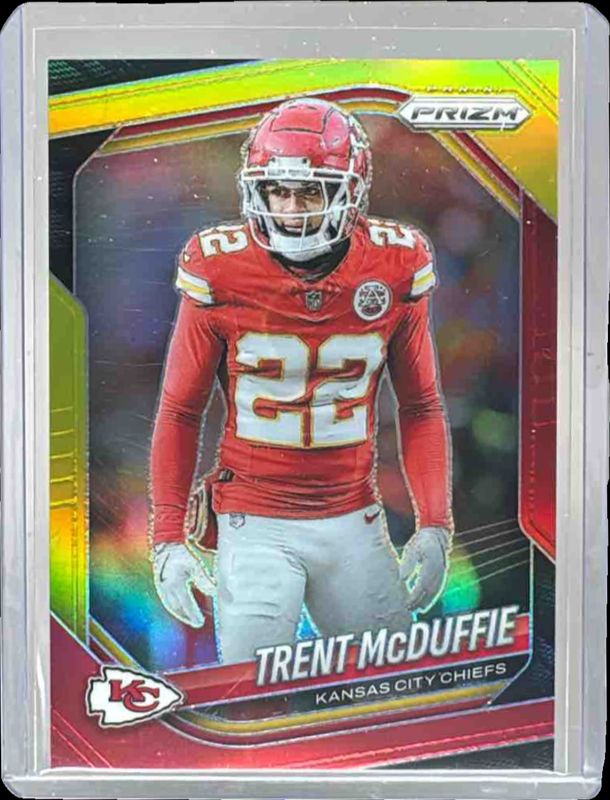 2025 Prizm #177 Red & Yellow /44