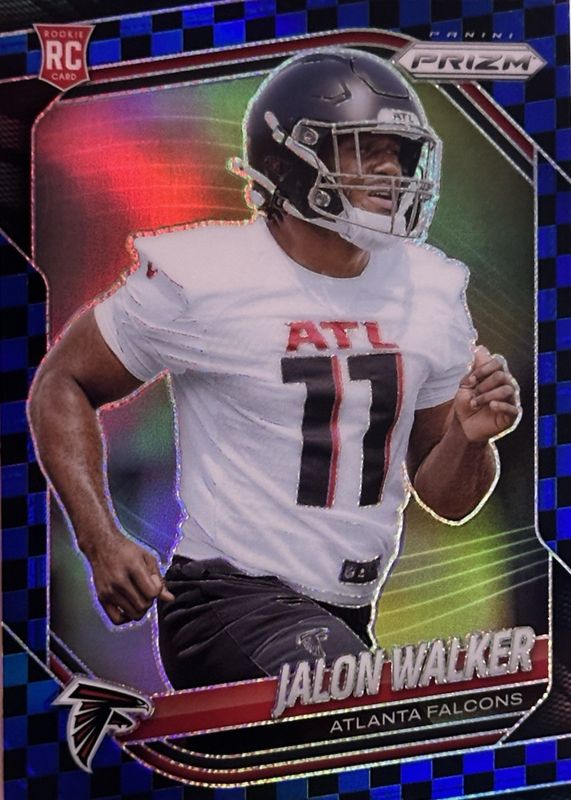 2025 Prizm #398 Black & Blue Checker /(SSP)