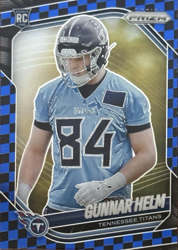 2025 Prizm #359 Black & Blue Checker /(SSP)
