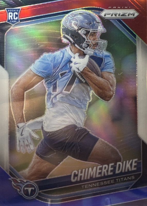 2025 Prizm #396 Red White Blue