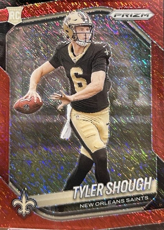 Tyler Shough 2025 Prizm #327 Red Shimmer /49 Price Guide - Sports