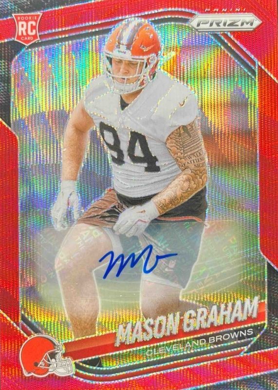 2025 Prizm #354 Rookie Autographs - Red Wave /149