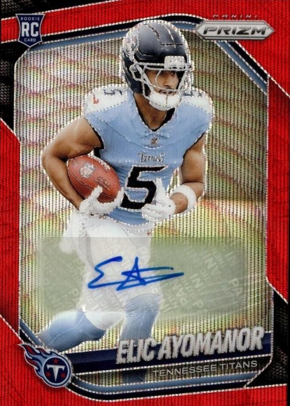 2025 Prizm #321 Rookie Autographs - Red Wave /149