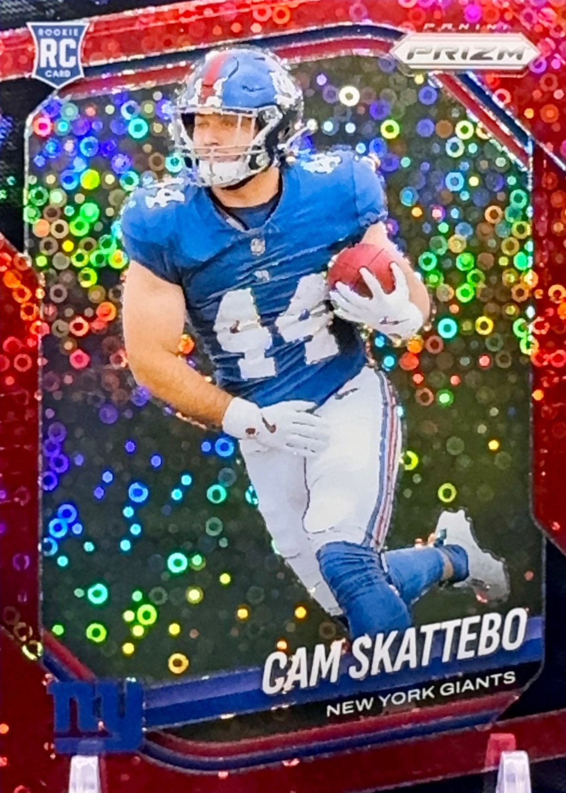 Cam Skattebo 2025 Prizm #363 No Huddle Red /99 Price Guide